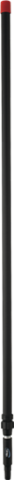 Manche en aluminium télescopique, 1575 - 2780 mm, Ø32 mm, Noir