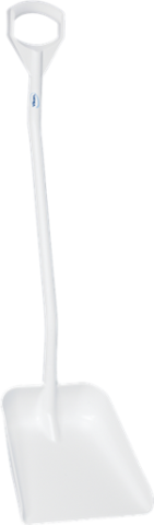 Pelle manche ergonomique, 380 x 340 x 90 mm, 1310 mm, Blanc