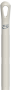 Manche Ultra-Hygiénique, Ø32 mm, 1300 mm, Blanc